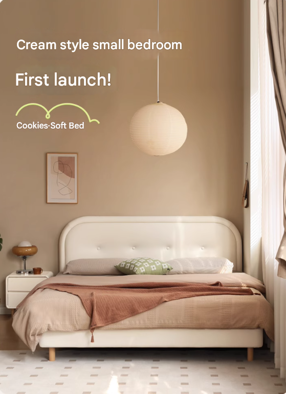 Premium Organic Leather Fabric - Ultra Soft & Luxurious Bed Cover for Comfortable Sleep - Perfect for Master Bedrooms, Guest Rooms & Cozy Home Decor