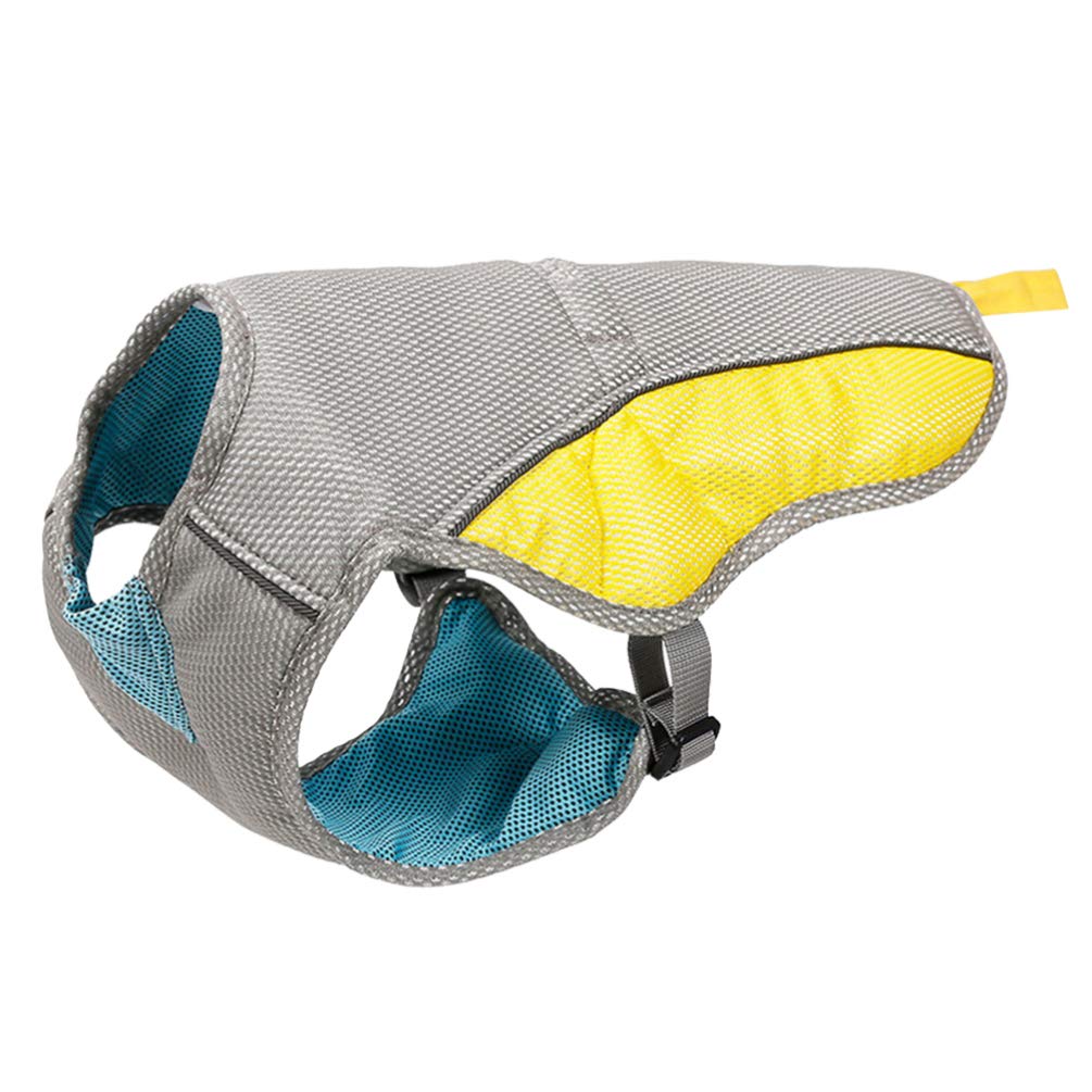POPETPOP Dog Cooling Vest for Summer - Breathable Reflective Pet Cooling Jacket with Harness | Ideal for Hot Weather Walks, Hiking & Outdoor Adventures