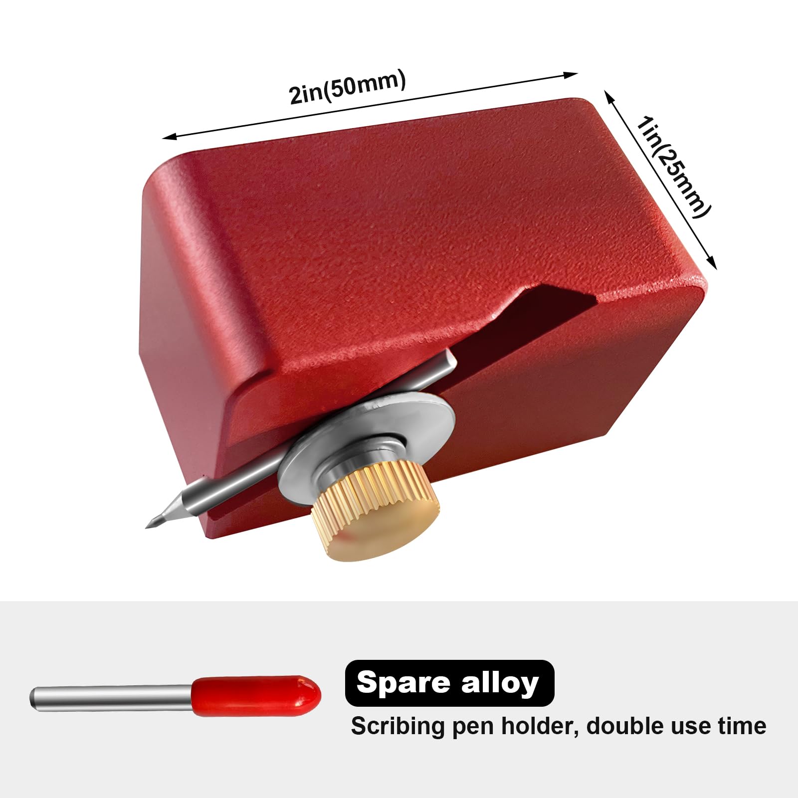 2 X 72 Knife Grinder Scribe & Block Scribe - Professional Knife Maker's Center Line Marking Tool for Precision Blade Grinding | Perfect for Knife Making, Metalworking & DIY Projects