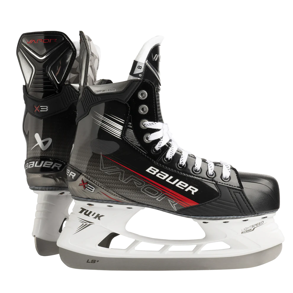Bauer Vapor X3 Hockey Skates - Lightweight Performance Ice Skates for Men & Women - Perfect for Competitive Play & Recreational Ice Skating