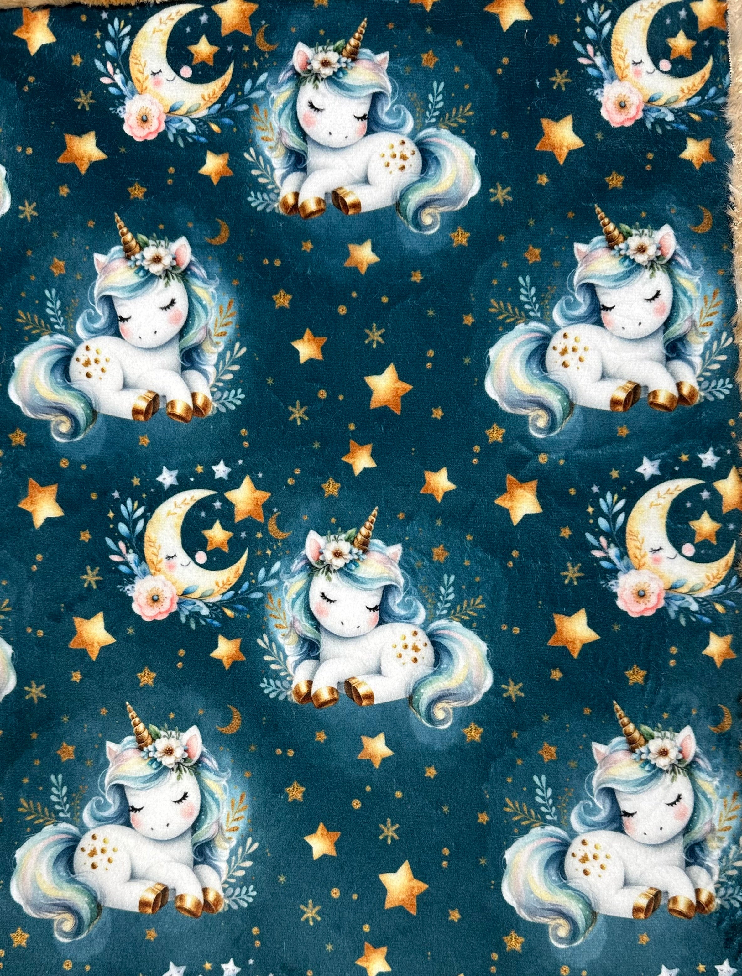 Soft Tie Dye Unicorn Baby Blanket 34x45