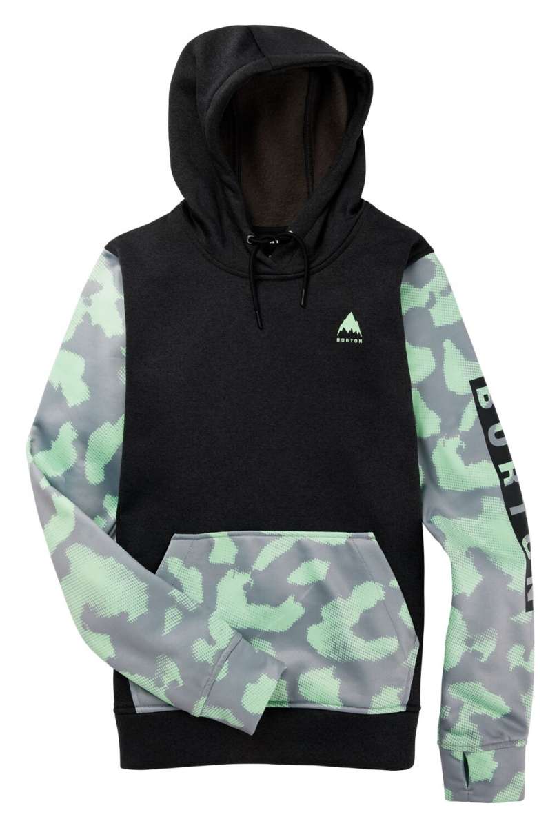 Burton Women's Oak Pullover Hoodie 2023 - Soft Fleece Zip-Up Sweatshirt for Outdoor Activities & Casual Wear | Winter Warmth & Street Style Fashion