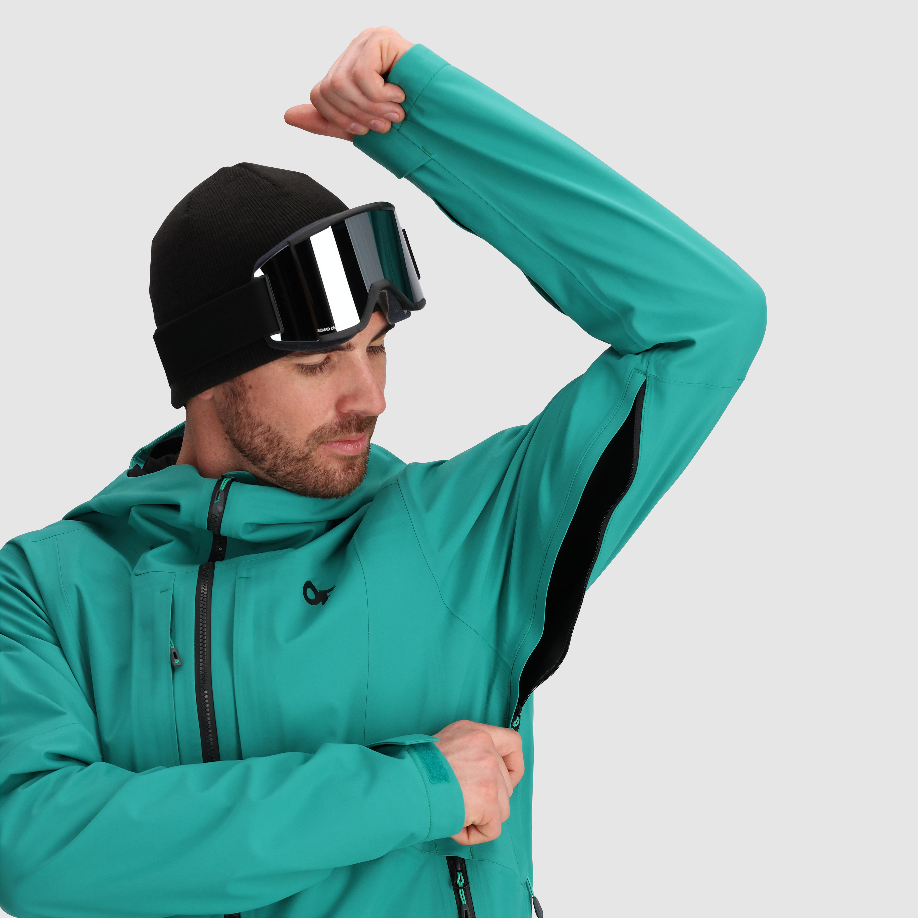 Men's Skytour AscentShell Waterproof Windproof Jacket - Lightweight Hiking & Outdoor Adventure Gear for Camping, Travel & Winter Sports