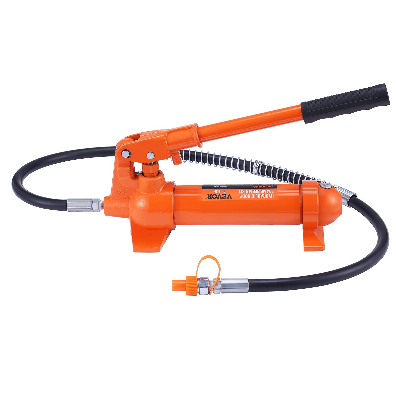 VEVOR 4 Ton Porta Power Kit - Portable Hydraulic Jack with 3.9ft Oil Hose, Auto Body Frame Repair Kit (8800LBS) - Ideal for Car Repair, Truck Maintenance & Farm Equipment Fixing