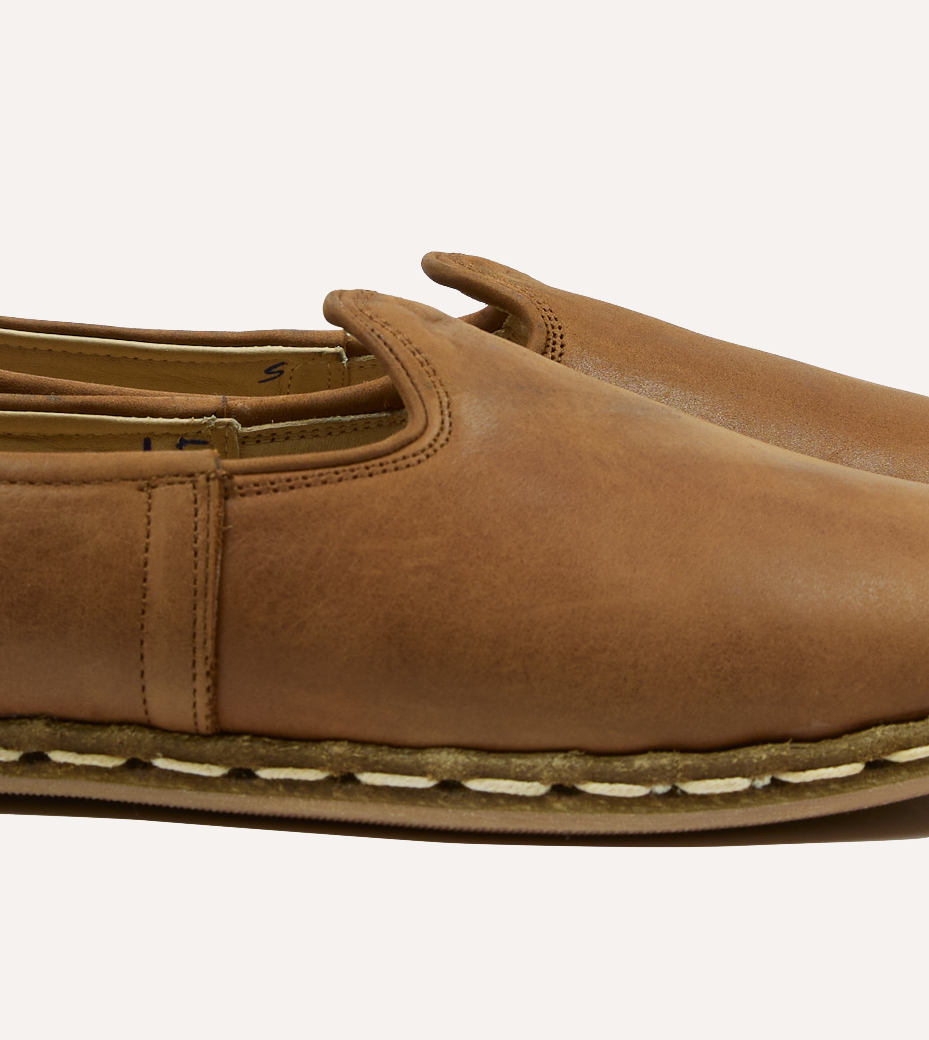Sabah Fort Worth Brown Leather Shoes - Handmade Genuine Leather Loafers for Men & Women | Comfortable & Stylish for Casual Wear, Office, Travel & Everyday Use