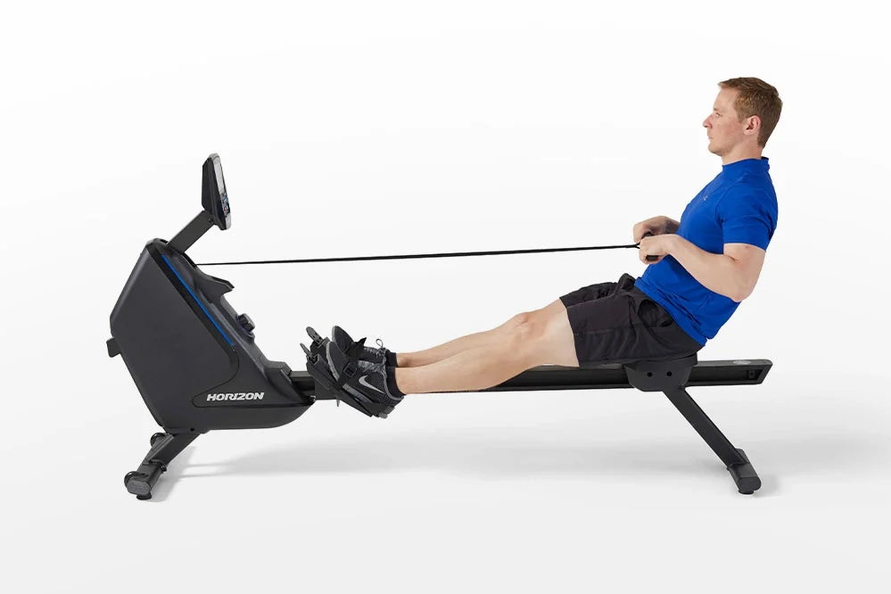 Horizon Oxford 6 Rowing Machine for Home Gym - Premium Indoor Rower with Smooth Magnetic Resistance for Full Body Workout | Perfect for Cardio Training, Weight Loss & Small Space Fitness