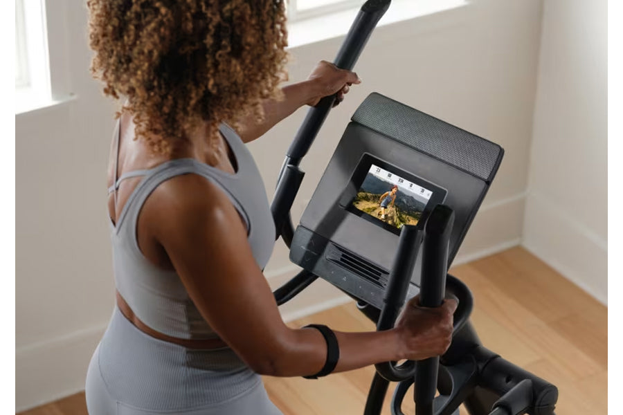 NordicTrack AirGlide 7i Elliptical Machine - Low Impact Cardio Workout Equipment for Home Gym | Perfect for Small Spaces & Full-Body Training | Summer Sale Discount