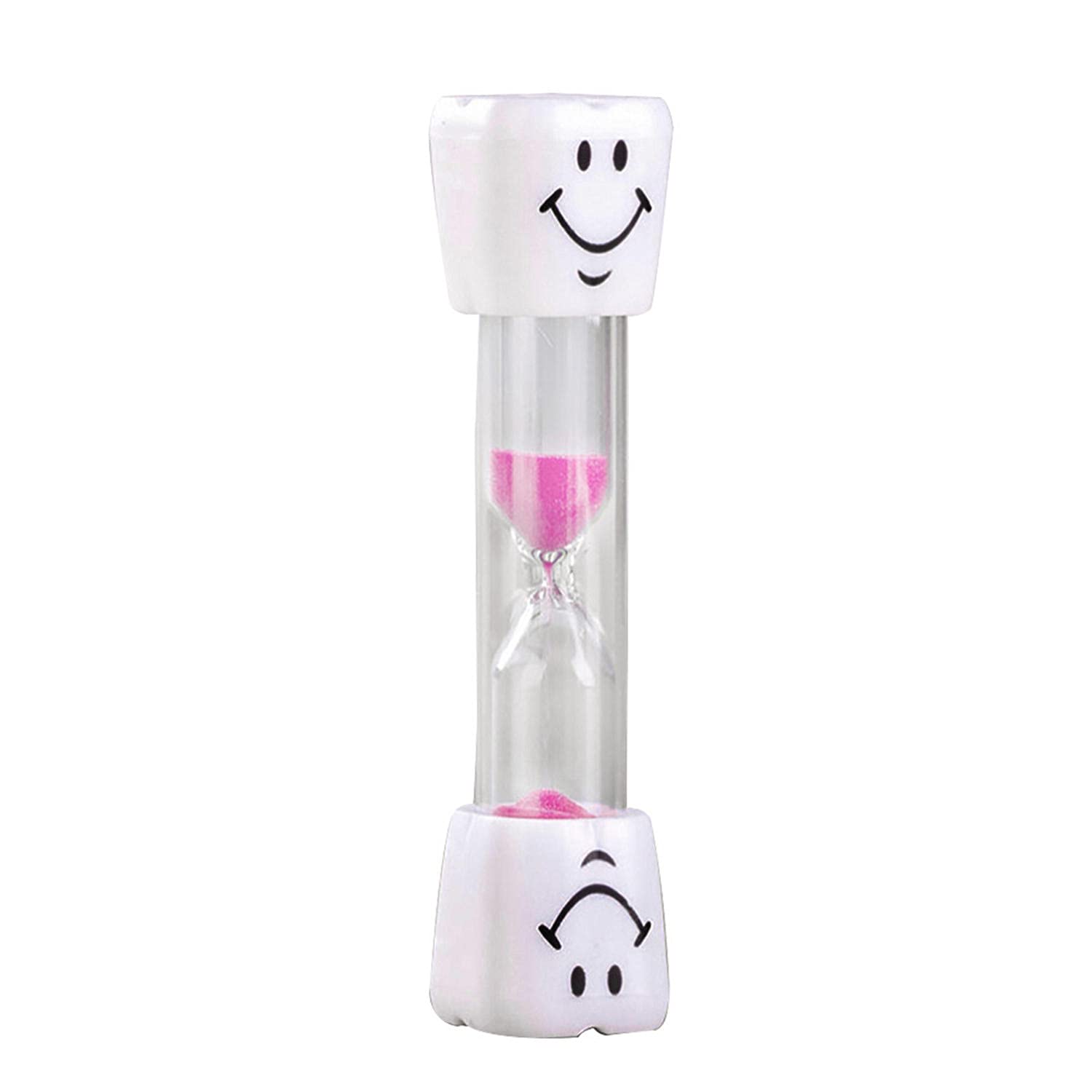 3 Minute Toothbrush Timer for Kids - Colorful Sand Timer with Smiley Face, Fun Teeth Brushing Timer for Children - Perfect for Bathroom, Classroom & Dental Office Use