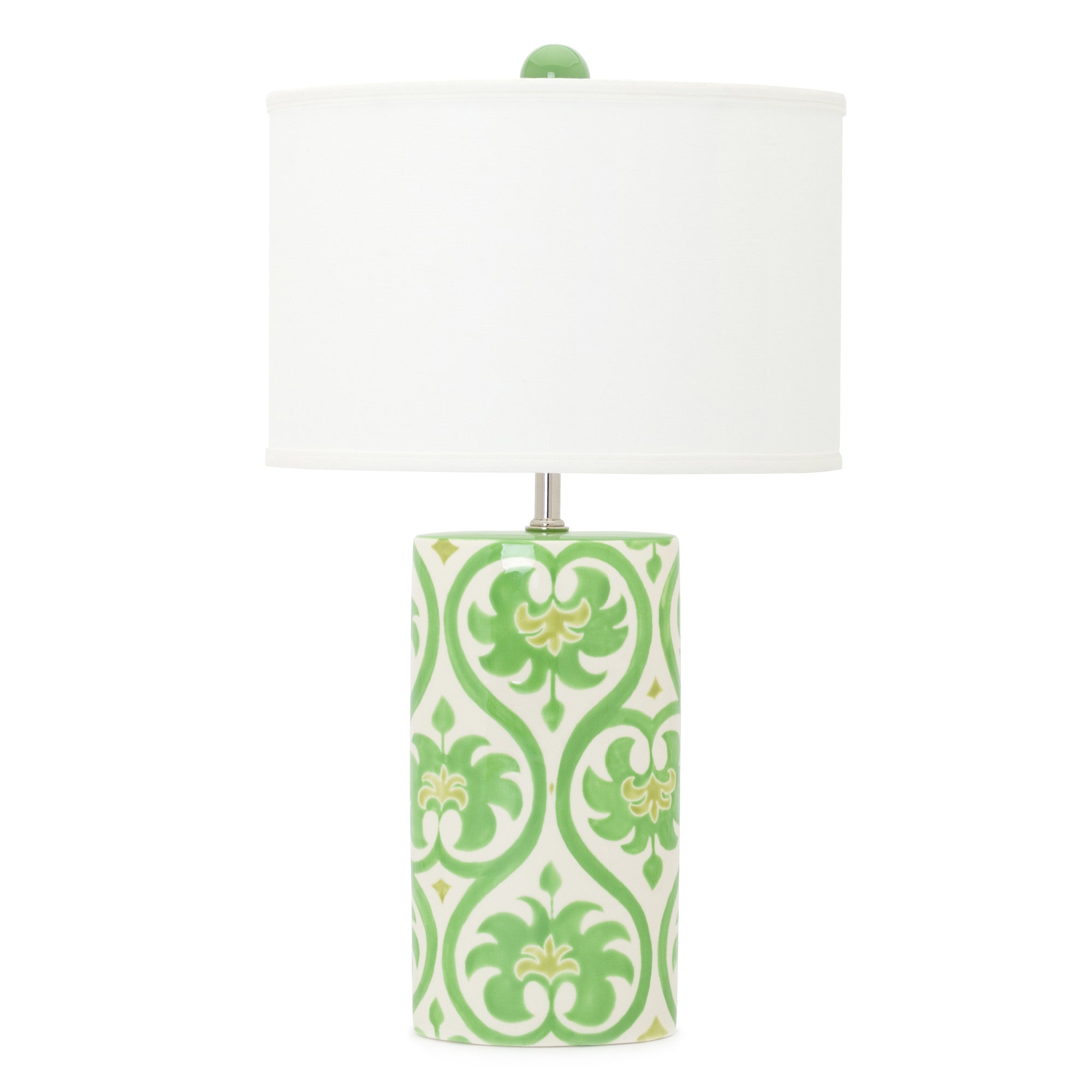 Downton Ivy Oval Lamp - Vintage Style Table Lamp for Living Room, Bedroom, or Office - Perfect for Home Decor and Ambient Lighting
