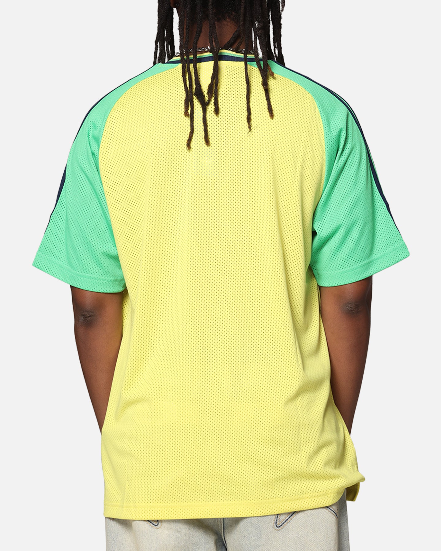 Adidas Originals Men's Jersey T-Shirt - Yellow Retro Style Cotton Tee for Casual Wear & Street Fashion