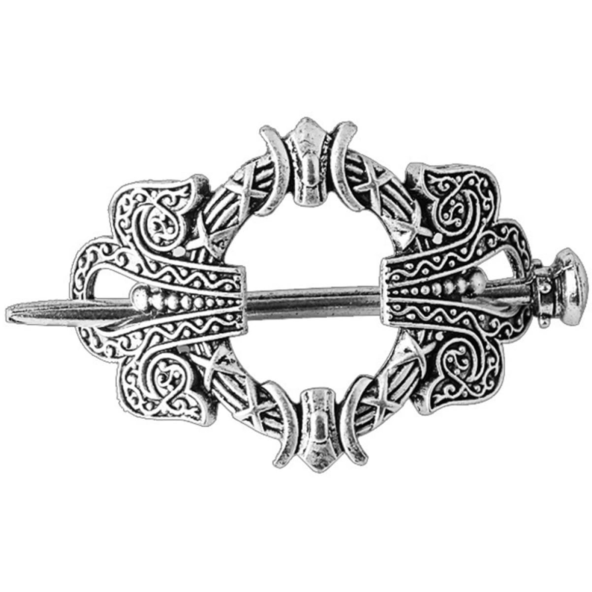 POPETPOP Celtics Hairpin Bun Hair Clips for Women - Vintage Alloy Hair Chopsticks for Thick Hair, Ethnic Style Hair Holders & Hairpins - Perfect for Updos, Buns, and Retro Hairstyles