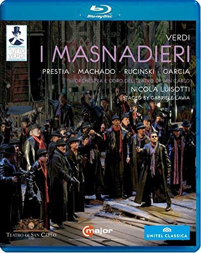Verdi: I Masnadieri (The Bandits) [Blu-ray] - Opera Performance by C Major Entertainment | Perfect for Classical Music Lovers & Home Theater Enthusiasts