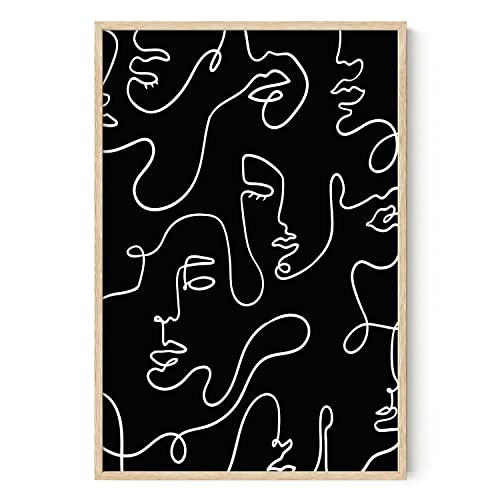 Black Face Collage