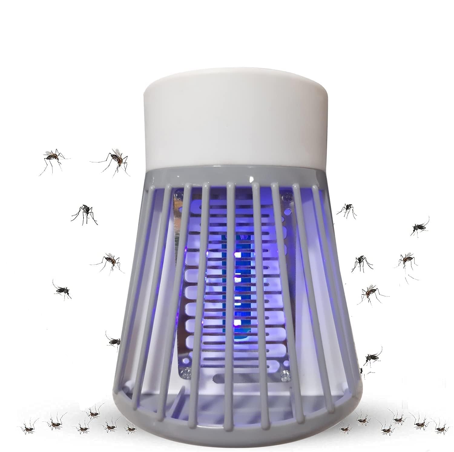 Auraaq Electric Mosquito Killer Lamp - Indoor & Outdoor Bug Zapper with LED Light - Effective Mosquito Trap for Home, Patio, Garden - Pack of 1 (Perfect for Bedroom, Camping, Backyard, and Outdoor Activities)