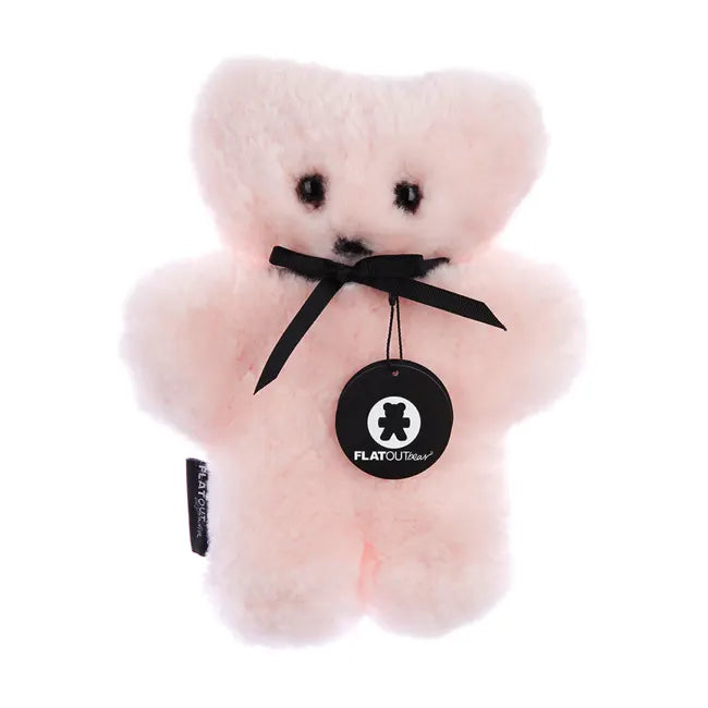 Flatout Bear Rosie - Soft Plush Teddy Bear for Kids, Cuddly Stuffed Animal Toy, Perfect for Gifts, Nursery Decor & Comforting Companionship