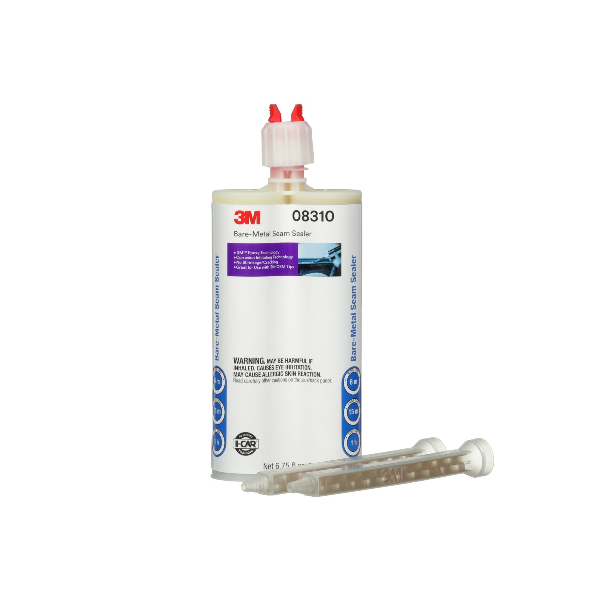 3M Bare Metal Seam Sealer 08310 - Beige Automotive Body Filler (200 mL Cartridge) for Car Restoration & DIY Auto Repair Projects