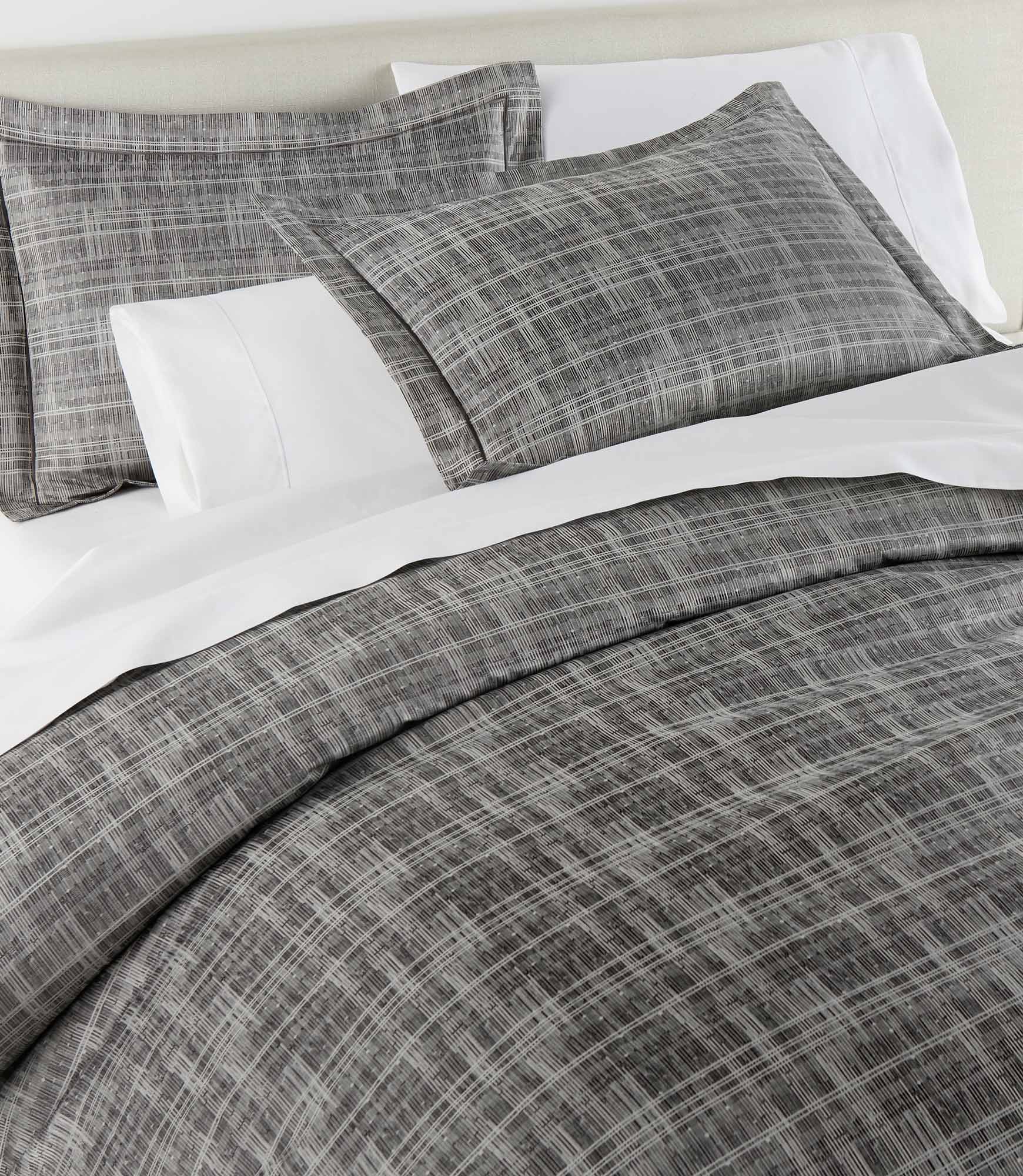 Biagio Jacquard Sham Pillowcase Set - Luxury 100% Cotton Decorative Pillow Cover for Bedroom & Living Room - Perfect for Home Decor, Sofa, Couch, and Guest Room