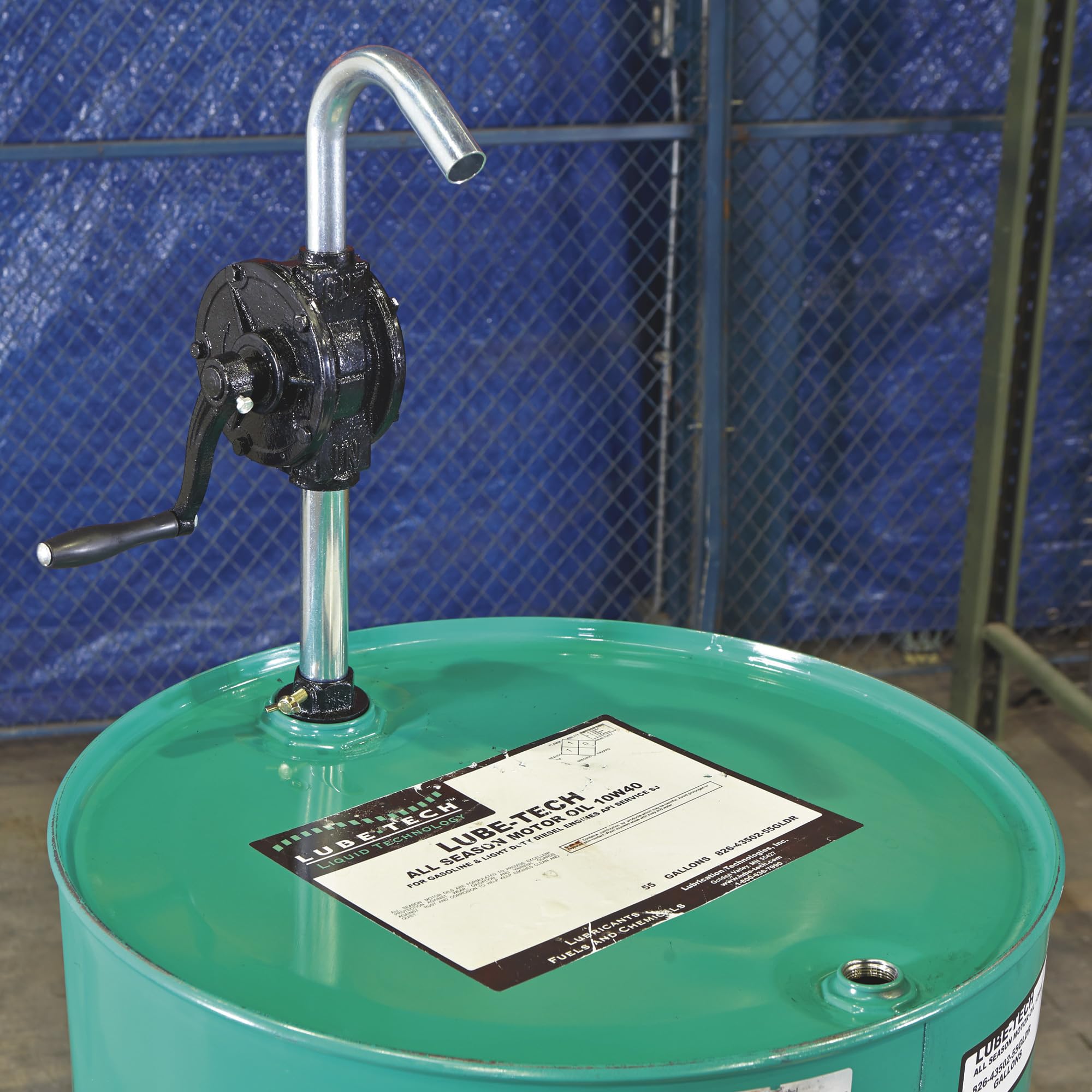 Ironton Cast Iron Rotary Hand Pump - Durable Manual Water Pump for Home, Farm, and Outdoor Use - Ideal for Wells, Irrigation, and Emergency Water Supply