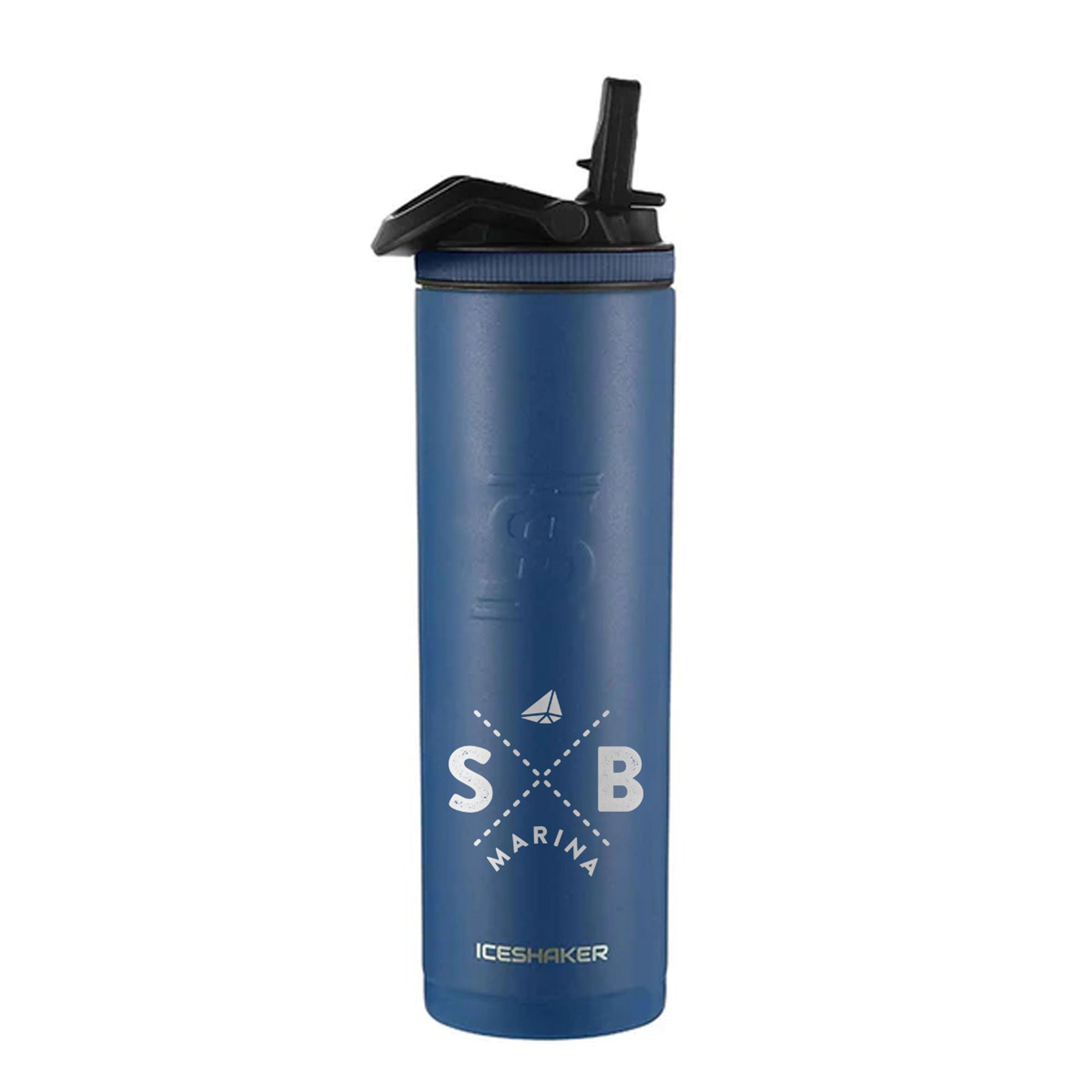 Premium Custom 20oz Insulated Sport Water Bottle - Sapphire Bay Marina Branded - Ideal for Gym, Hiking & Outdoor Activities