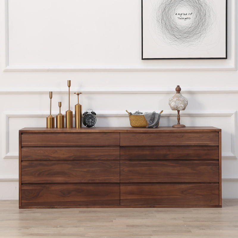 Scandinavian Nordic Solid Wood Dresser Chest of Drawers - LIA CONRAD 5-Drawer Storage Cabinet for Bedroom, Living Room & Nursery Organization
