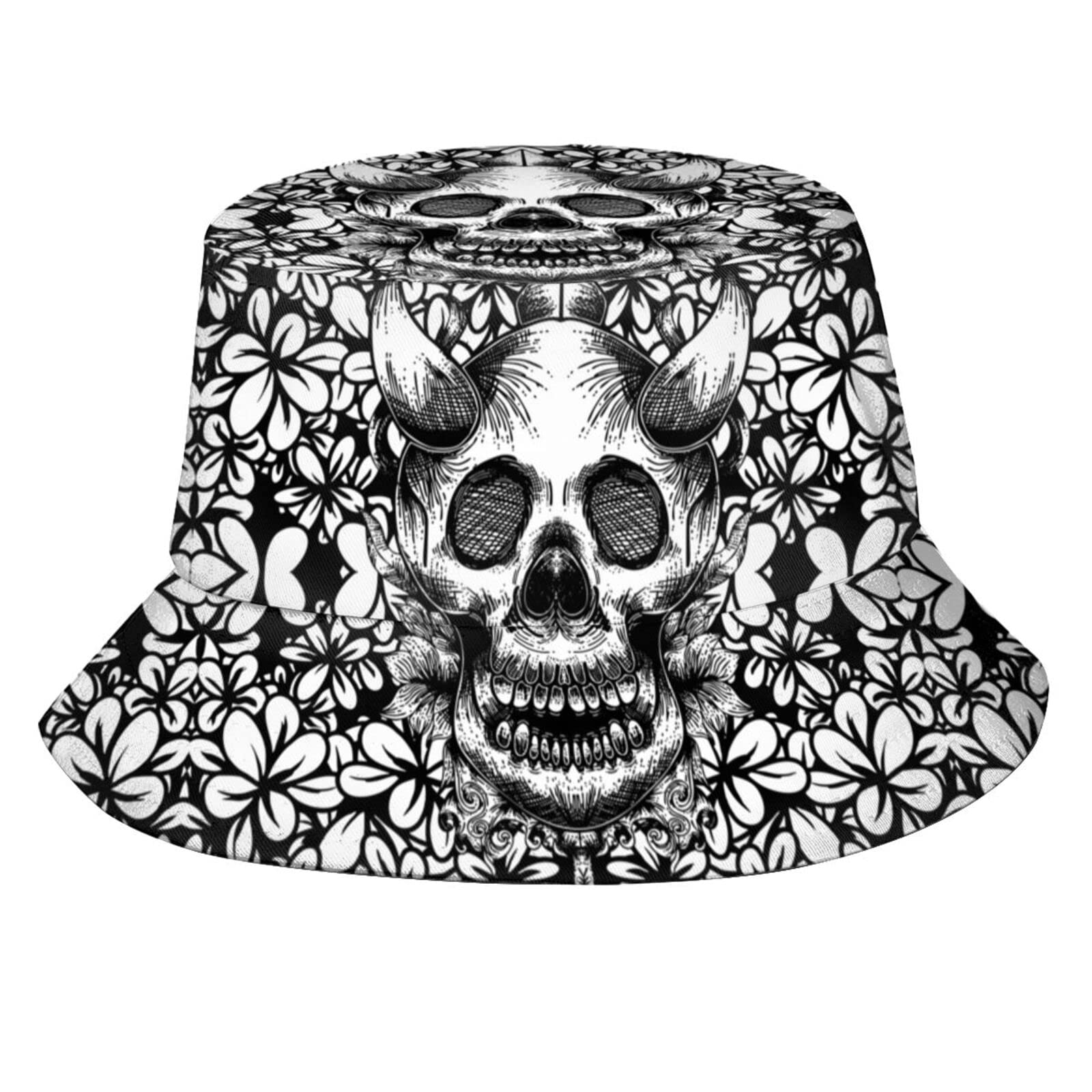 Halloween Bucket Hats for Men & Women - Packable Summer Fisherman Sun Hat for Beach, Travel & Outdoor Activities | Perfect for Halloween Parties, Vacations & Sun Protection