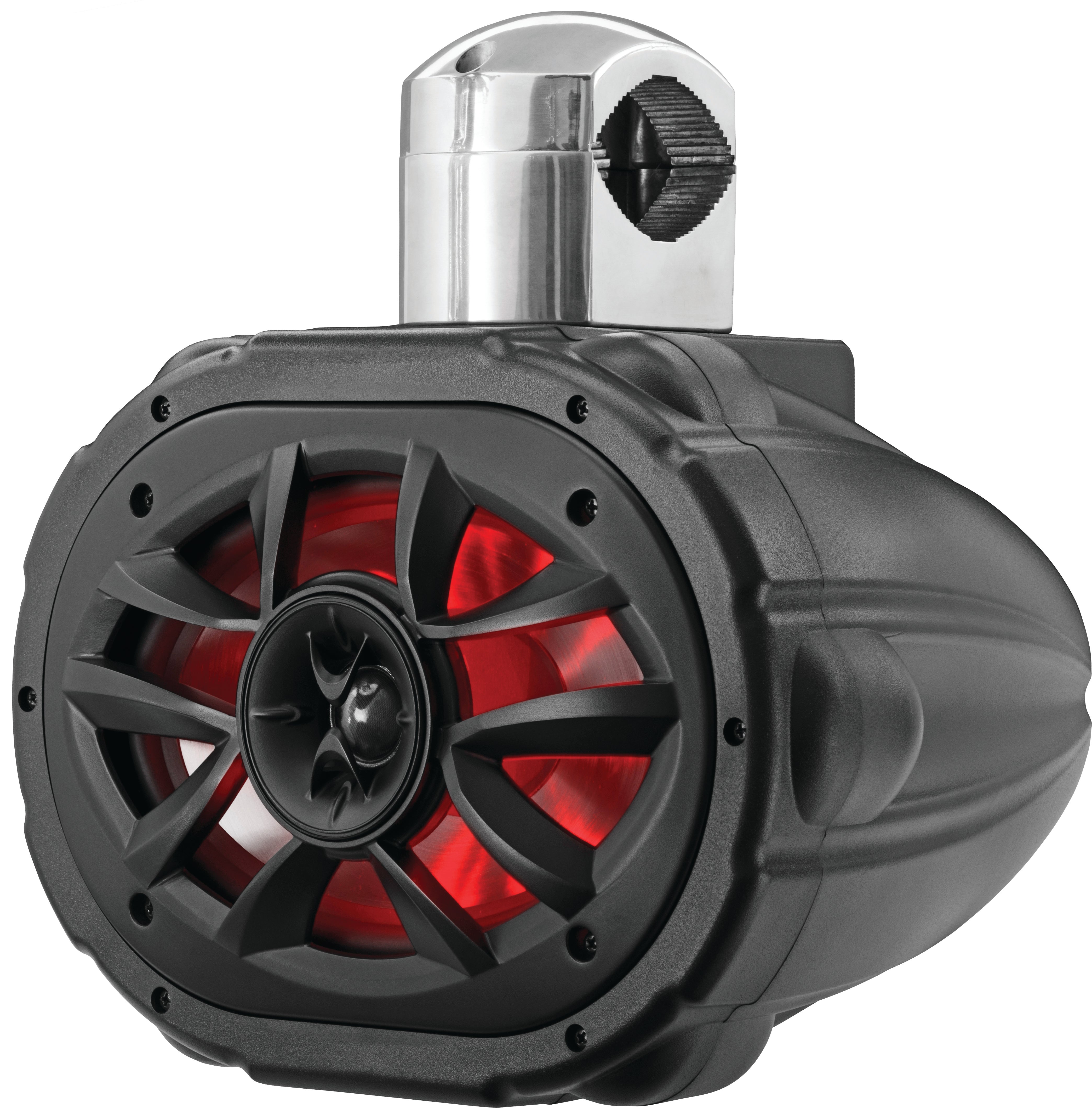 600W 6x9 RGB LED Speaker with 4-Way Cage Mount - High Power Car Audio System for Vehicles, Boats & Outdoor Parties - 1pc