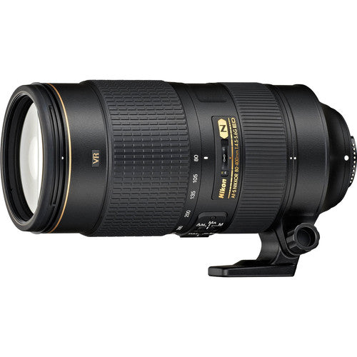 Nikon AF-S NIKKOR 80-400mm f/4.5-5.6G ED VR Telephoto Zoom Lens for Wildlife & Sports Photography - DSLR Camera Compatible