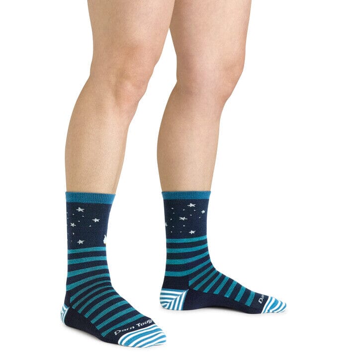 Darn Tough Animal Haus Crew Lightweight Lifestyle Socks for Women - Comfortable & Durable Hiking, Running & Everyday Wear
