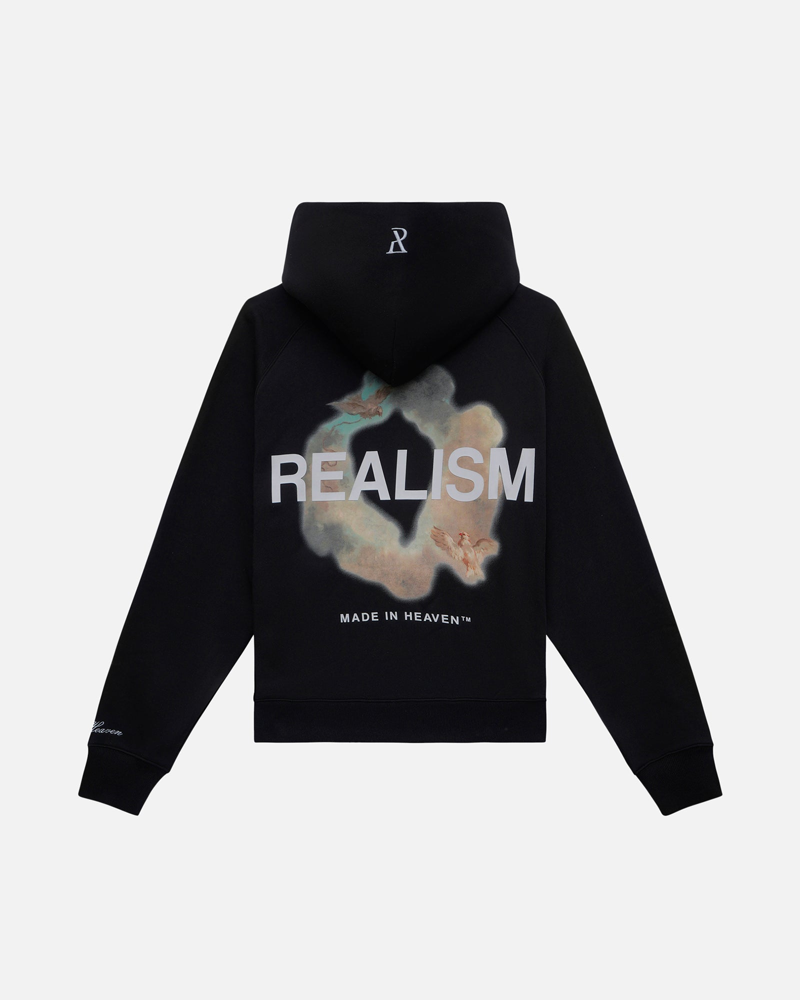 SSS Realism Halo Zip Hoodie for Men & Women - Black Pullover with Front Pockets - Perfect for Streetwear, Gym & Casual Outfits