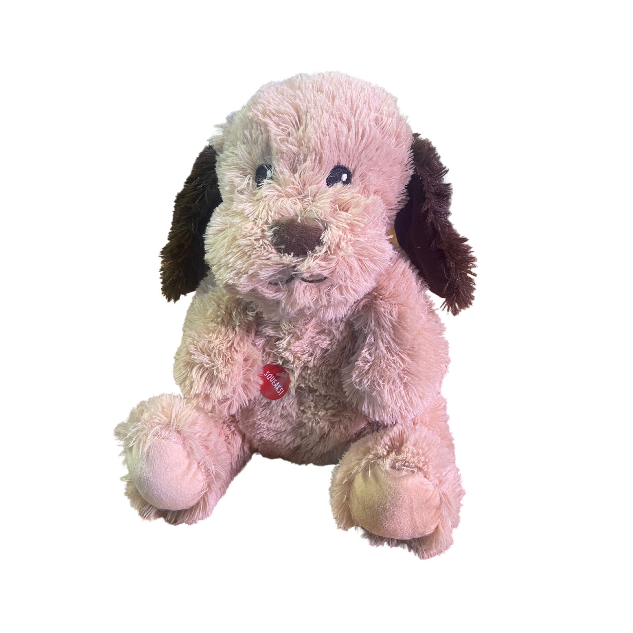 Hank The Hound Plush Squeaker Dog Toy - Soft Cuddly & Durable Interactive Pet Toy with Built-in Squeaker - Perfect for Playtime, Training & Gifts for Small to Medium Dogs