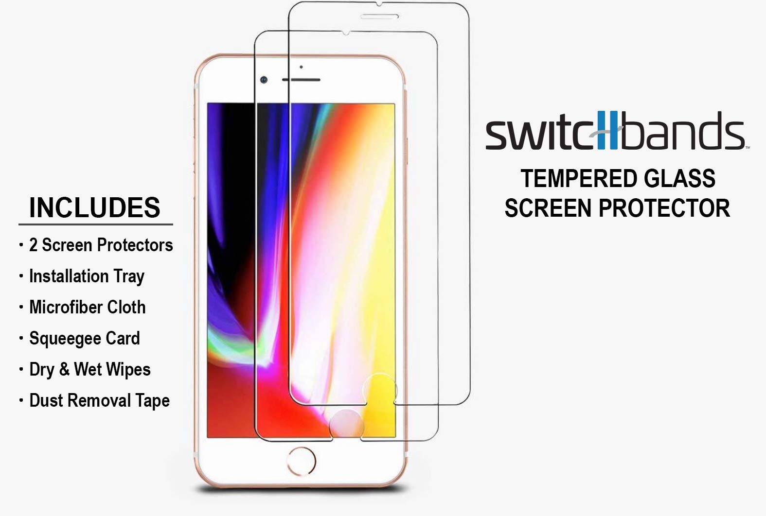 2 Pack Tempered Glass Screen Protector for iPhone X/Xs/11/11 Pro - Ultra Clear HD Scratch Resistant Protective Film - Perfect for Everyday Use, Gaming & Outdoor Activities