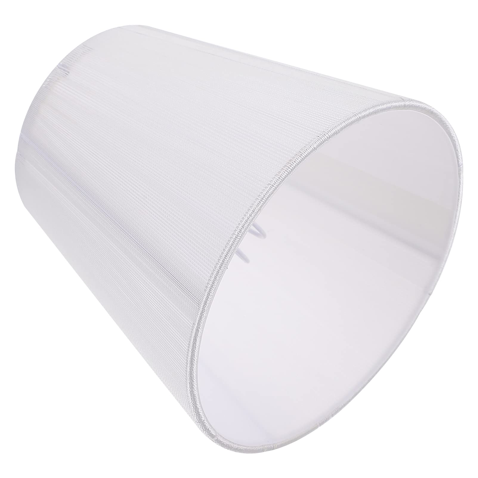 Clip Bulb Lampshade - Durable White Cloth Lamp Cover for Table & Floor Lamps - Perfect for Desk, Office, Drawing Room & Home Decor