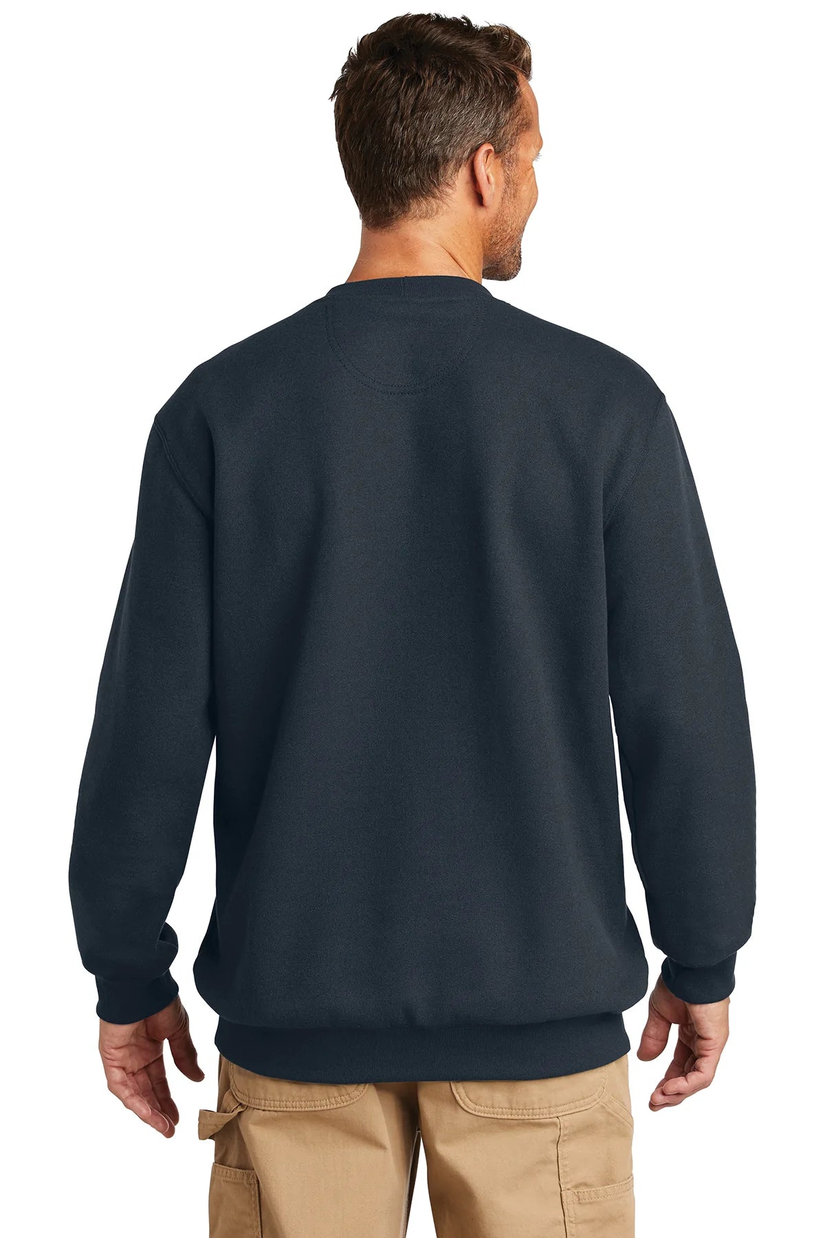 Carhartt Midweight Custom Sweatshirts for Men & Women - New Navy Blue Pullover Hoodie | Workwear, Casual Wear & Outdoor Activities