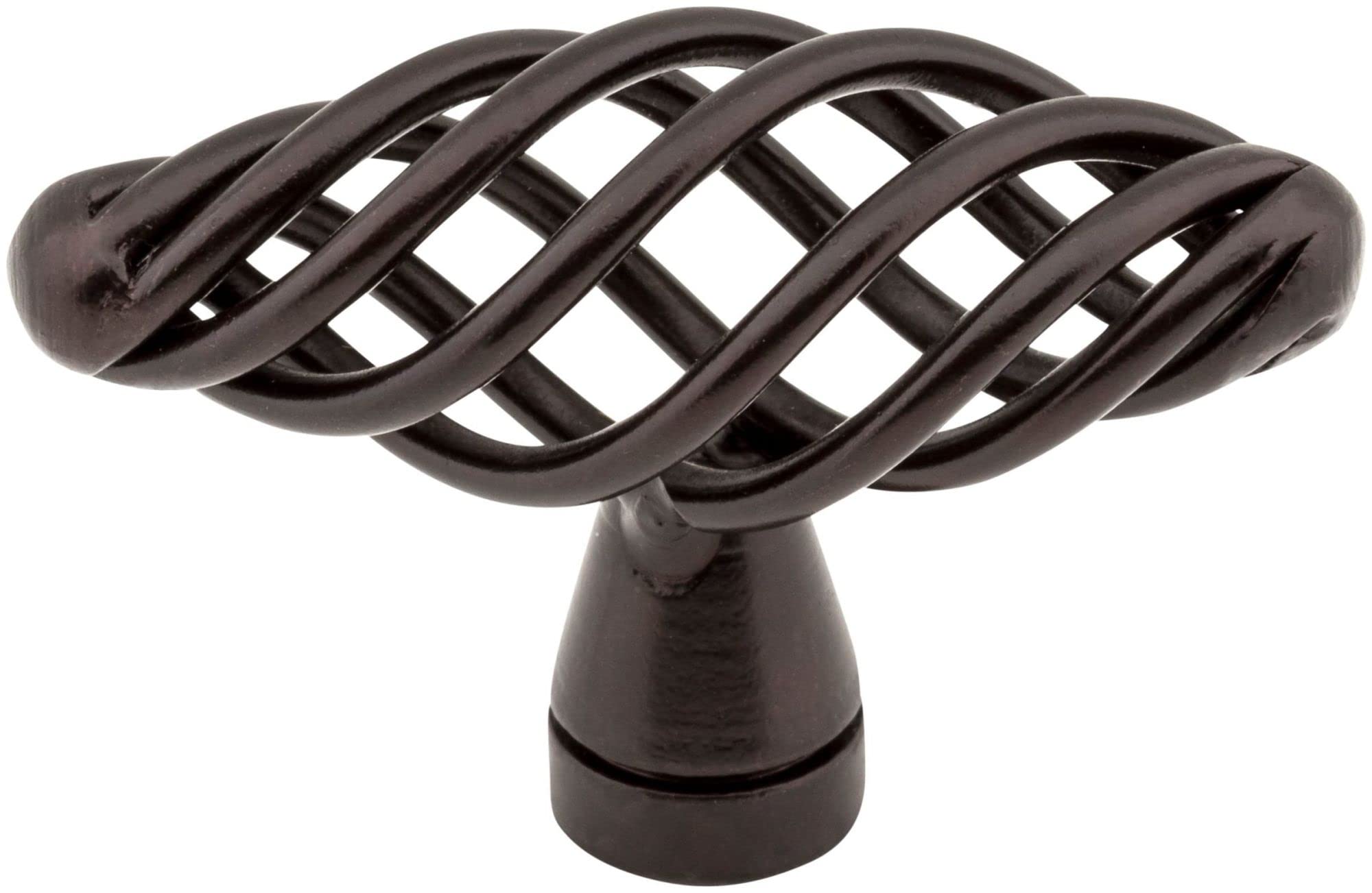 Jeffrey Alexander I350-DBAC Zurich Twisted Iron Cabinet Knob - Vintage Style Hardware for Kitchen Cabinets, Dressers & Furniture Drawers