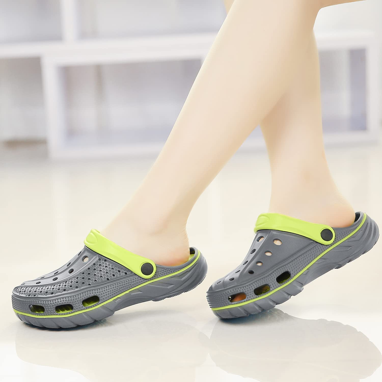 INMINPIN Unisex Arch Support Clogs - Comfortable Garden Shoes & Cushioned Beach Sandals with Removable Insoles for Men & Women | Perfect for Outdoor Activities, Yard Work & Summer Relaxation