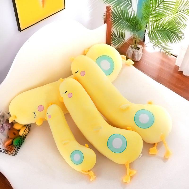 Della Duck Giant Plush Body Pillow - Ultra Soft Cuddly Stuffed Animal for Adults & Kids - Perfect for Sleeping, Lounging, and Comfort