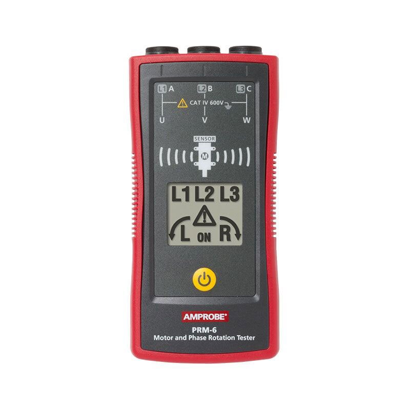 Amprobe 5103781 PRM-6/KIT 3 Phase Motor Testing Kit with Digital Multimeter & Clamp Meter - Professional Electrical Troubleshooting for Industrial Motors & HVAC Systems