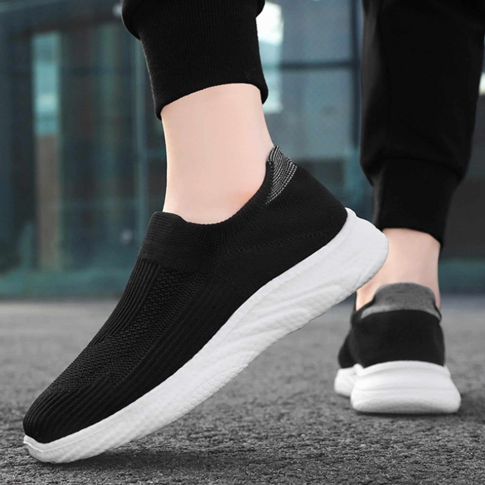 **Women's Orthopedic Slip-On Walking Shoes - Comfortable Cushioned Sneakers for Tennis, Gym & Workout - Breathable Non-Slip Support for All-Day Wear**    *(Perfect for Walking, Running, Gym Workouts, and Everyday Comfort!)*