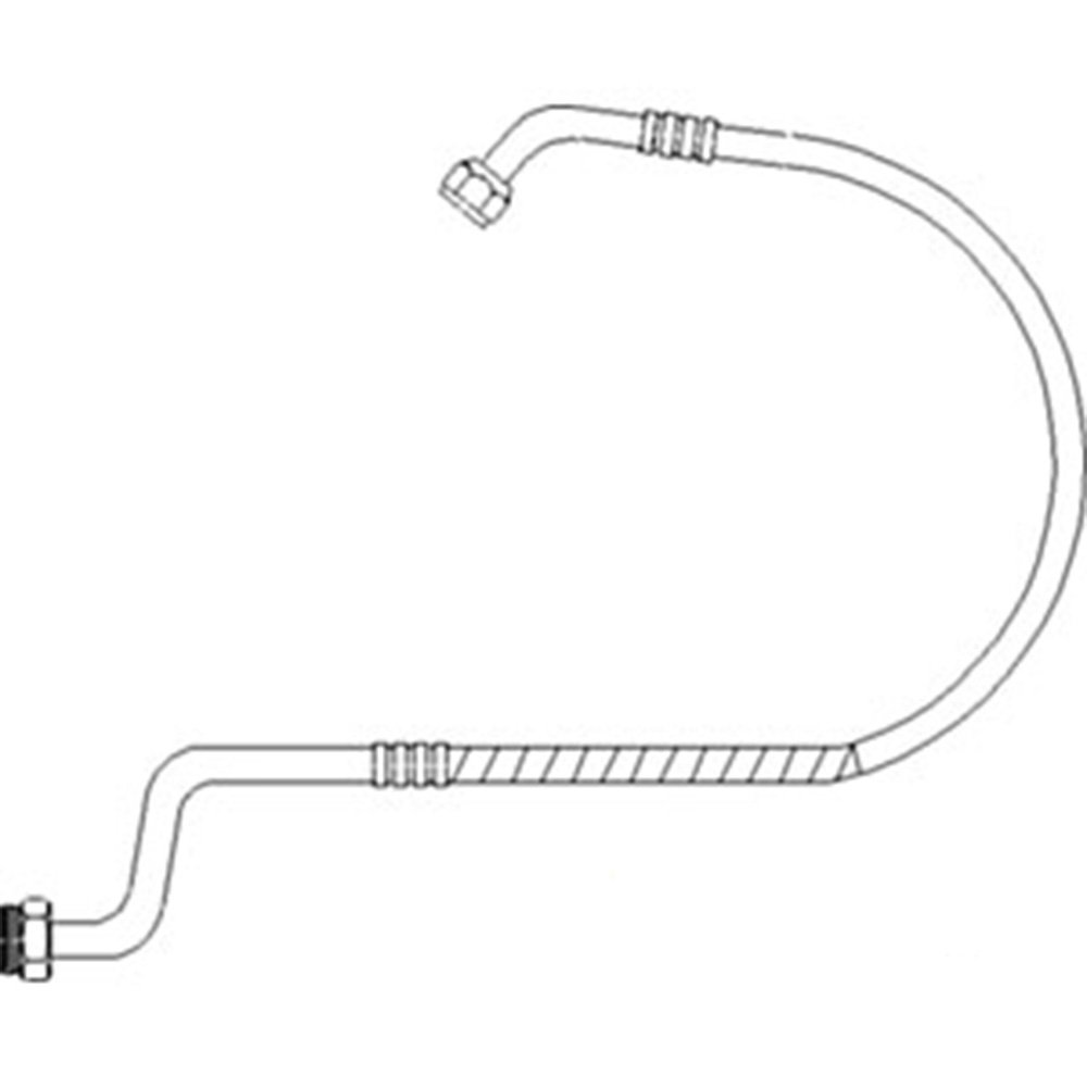 RAParts RE57314 New Coupler Socket to Compressor Line - Compatible with John Deere Tractor Models 4230 & 4430 - Heavy Duty Hydraulic Fitting for Agricultural Equipment and Farm Machinery Maintenance