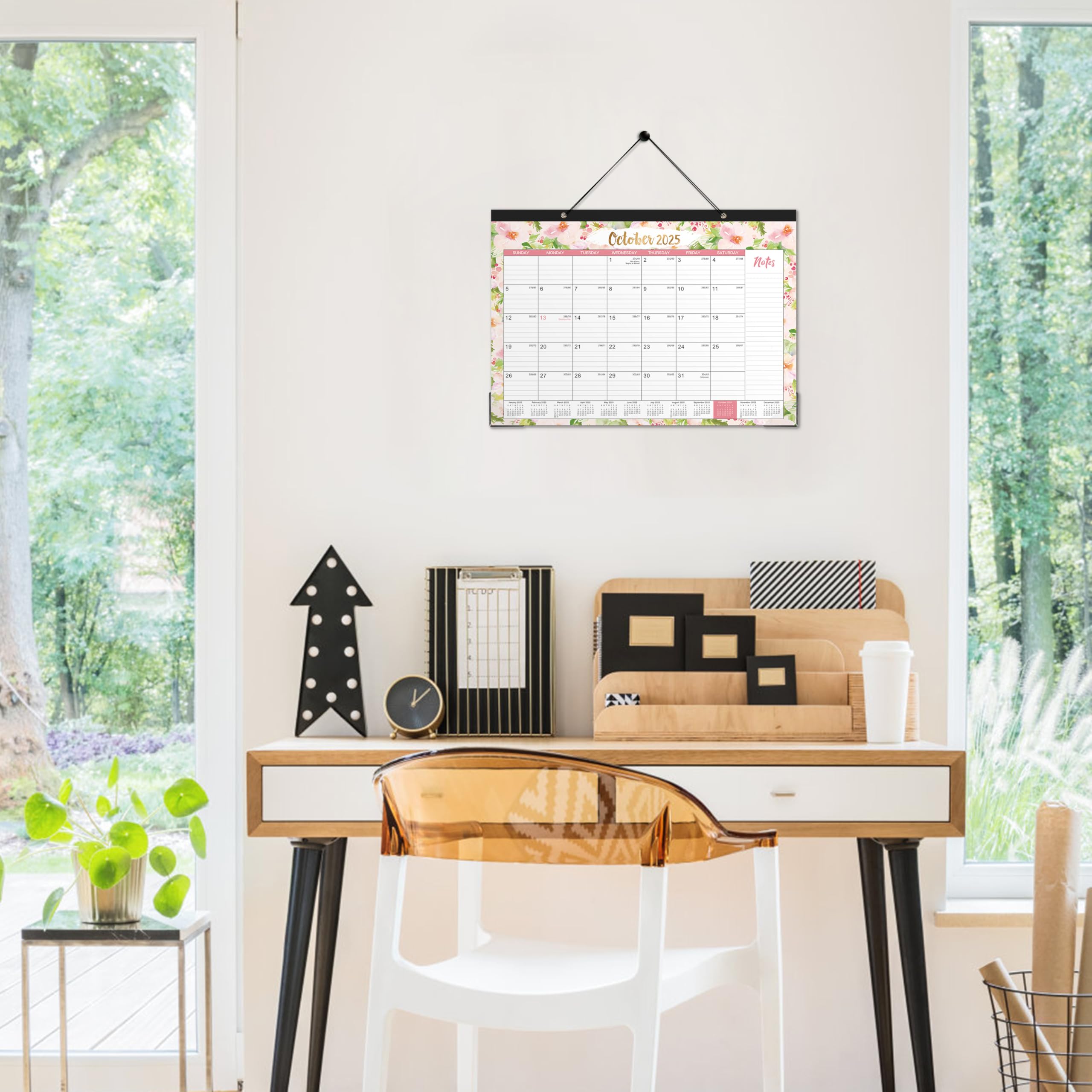 2025-2026 18-Month Large Desk Calendar Planner | July 2025 - December 2026 | 17