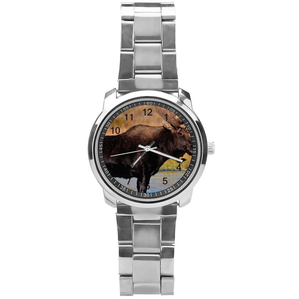 Yolocal Elk Analog Wrist Watch for Boys - Stainless Steel Strap - Durable & Stylish Timepiece for School, Sports & Everyday Wear
