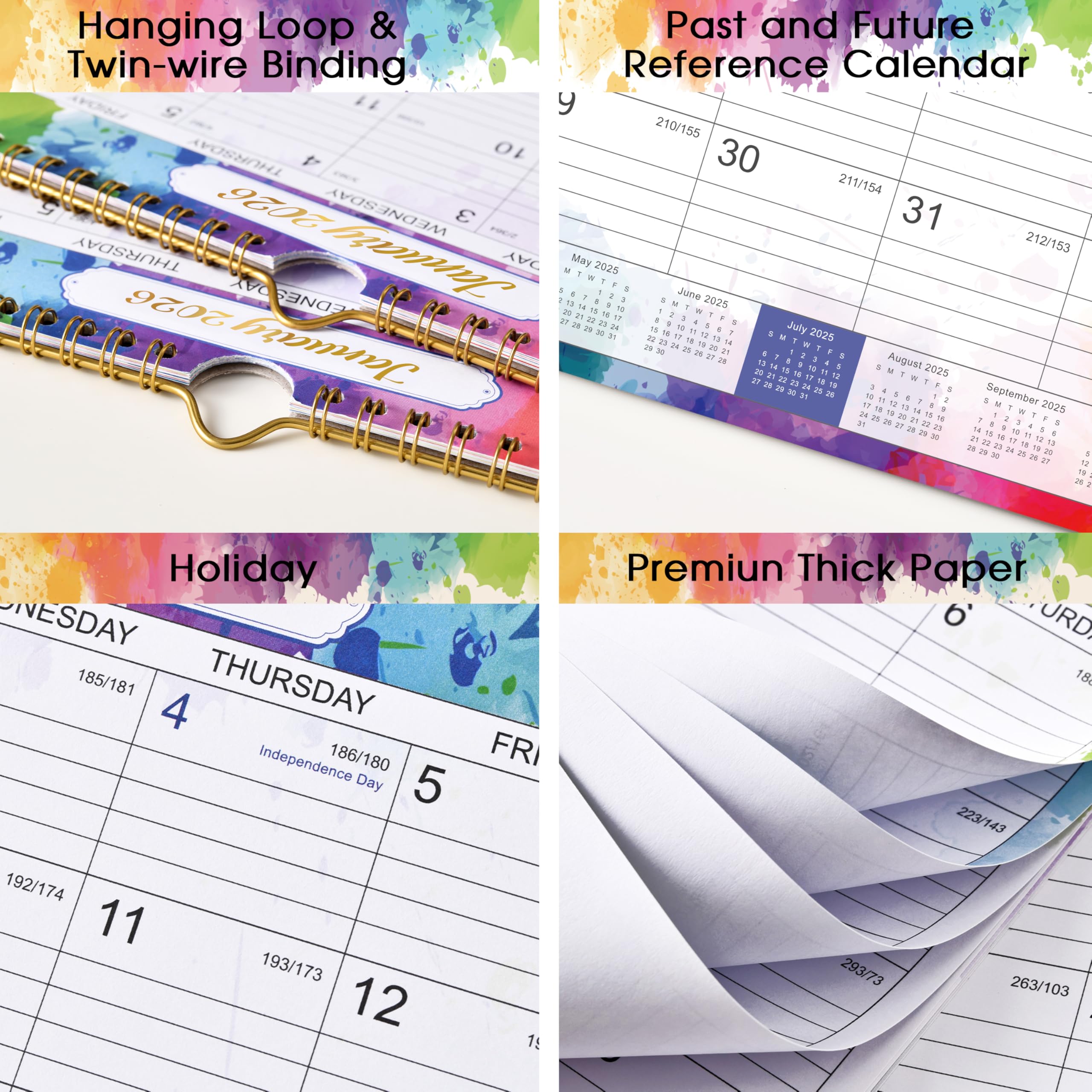 2025-2026 18-Month Wall Calendar | July 2025 - December 2026 | Large 11