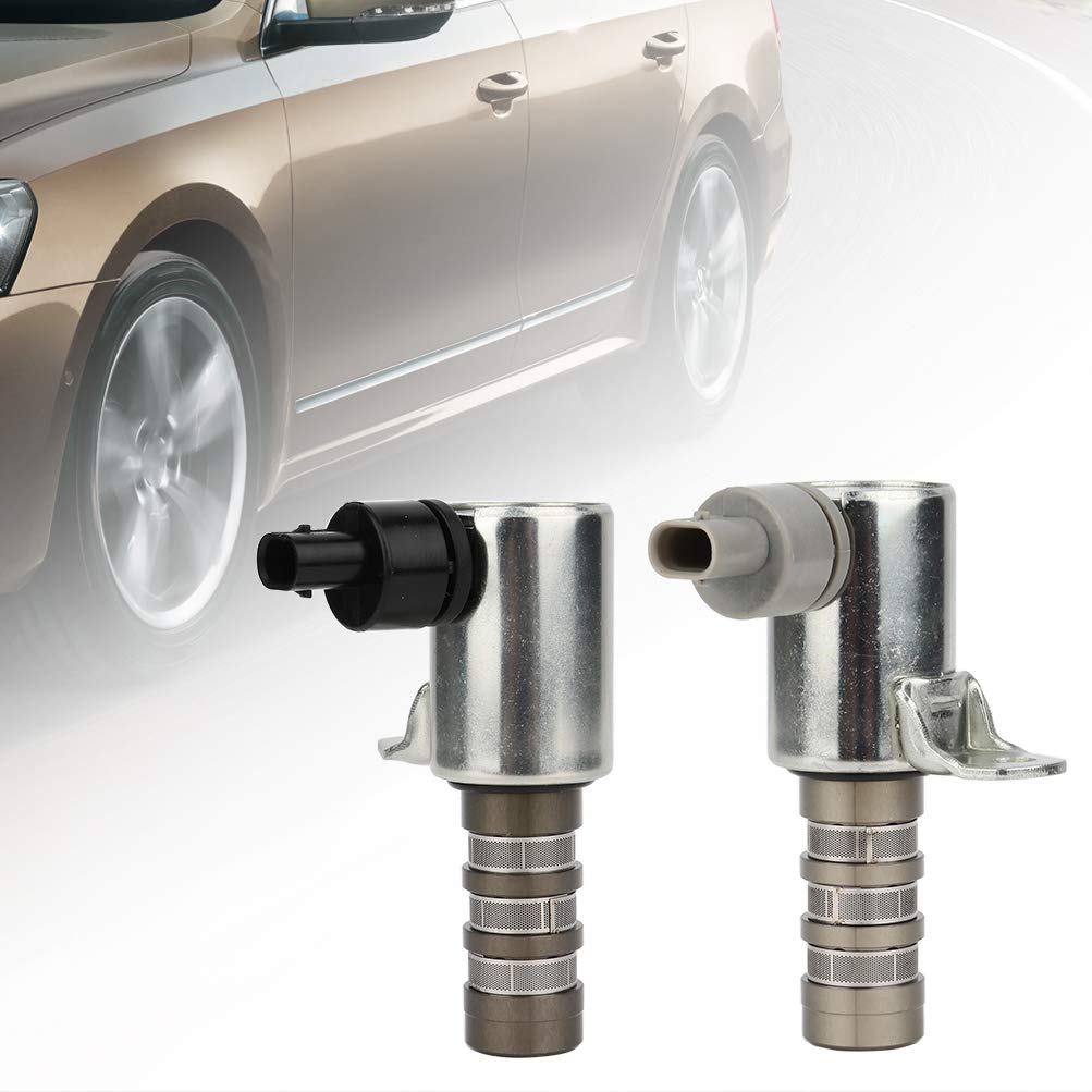 SCITOO Engine Variable Valve Timing (VVT) Solenoid Replacement for Ford Lincoln 917-197 917-198 (2 Pack) - Improve Engine Performance & Fuel Efficiency for F150, Escape, Edge, MKZ & More