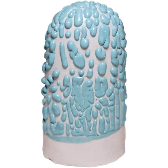 Ritual Glaze Turquoise Bead Set of 5-6 | Handmade Boho Jewelry Making Supplies for DIY Necklaces, Bracelets & Craft Projects