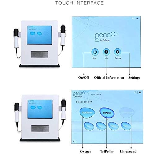 Shraddha 2-in-1 RF Ultrasound Oxygen Facial Machine with Brightening & Whitening Gel - Professional Skin Rejuvenation Device for Home Spa & Salon Use | Anti-Aging Treatment for Face & Body | LED Light Therapy & Oxygen Infusion Beauty Equipment