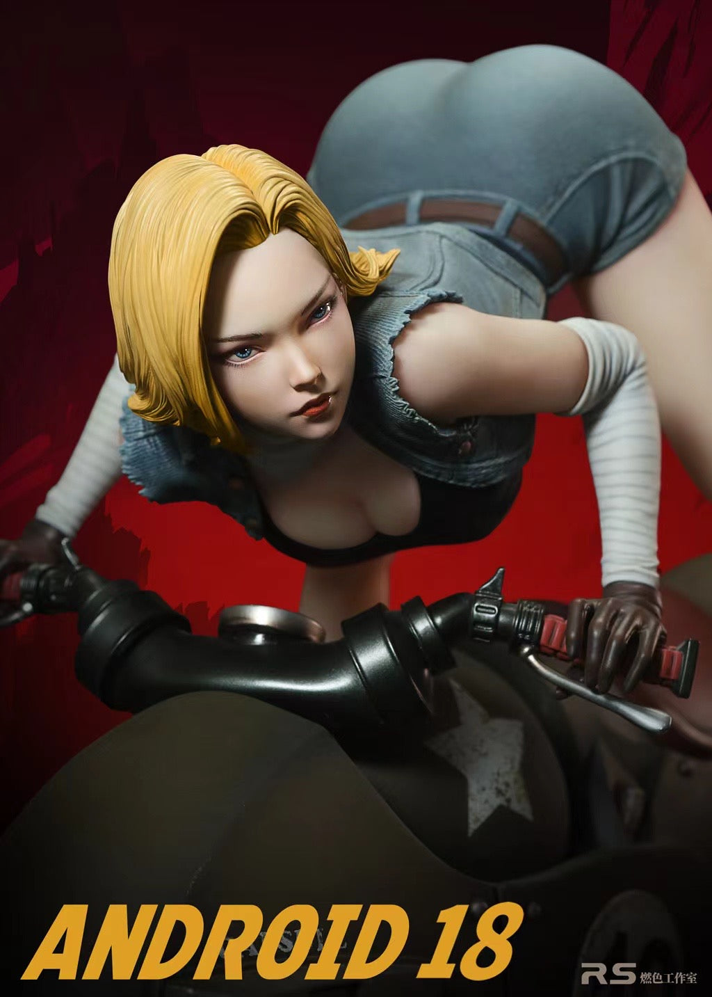 RanSe Studio Android 18 Action Figure - Dragon Ball Z Collectible Doll with Articulated Joints for Display & Cosplay | Perfect Gift for Anime Fans and DBZ Collectors