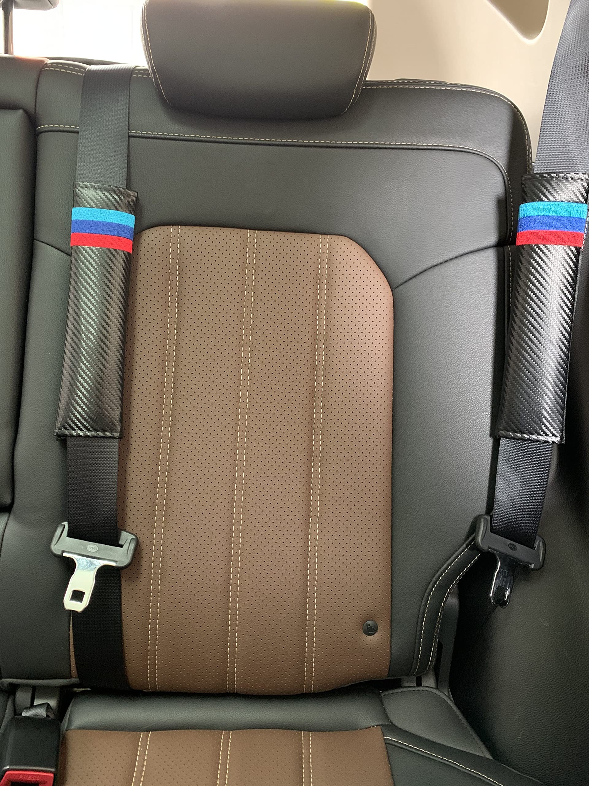 Soft Car Seat Belt Cushion Shoulder Pads (2-Pack) - Comfortable Driving Accessories for All Vehicles - Blue - Perfect for Long Road Trips & Daily Commutes