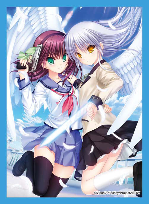 Angel Beats! Anime Card Sleeves - 60pcs Premium Quality Trading Card Protectors for Collectible Card Games (CCG) - Perfect for Magic: The Gathering, Yu-Gi-Oh!, Pokemon TCG and Board Game Storage