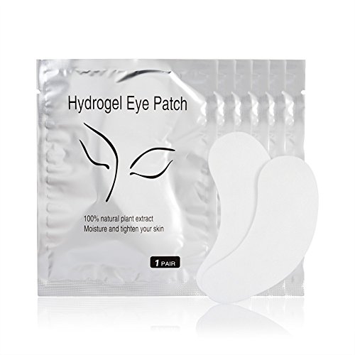 100 Pairs Under Eye Gel Pads for Eyelash Extensions - Lint Free Eye Patches for Individual Lash Application | Perfect for Salon Professionals & At-Home Lash Extensions