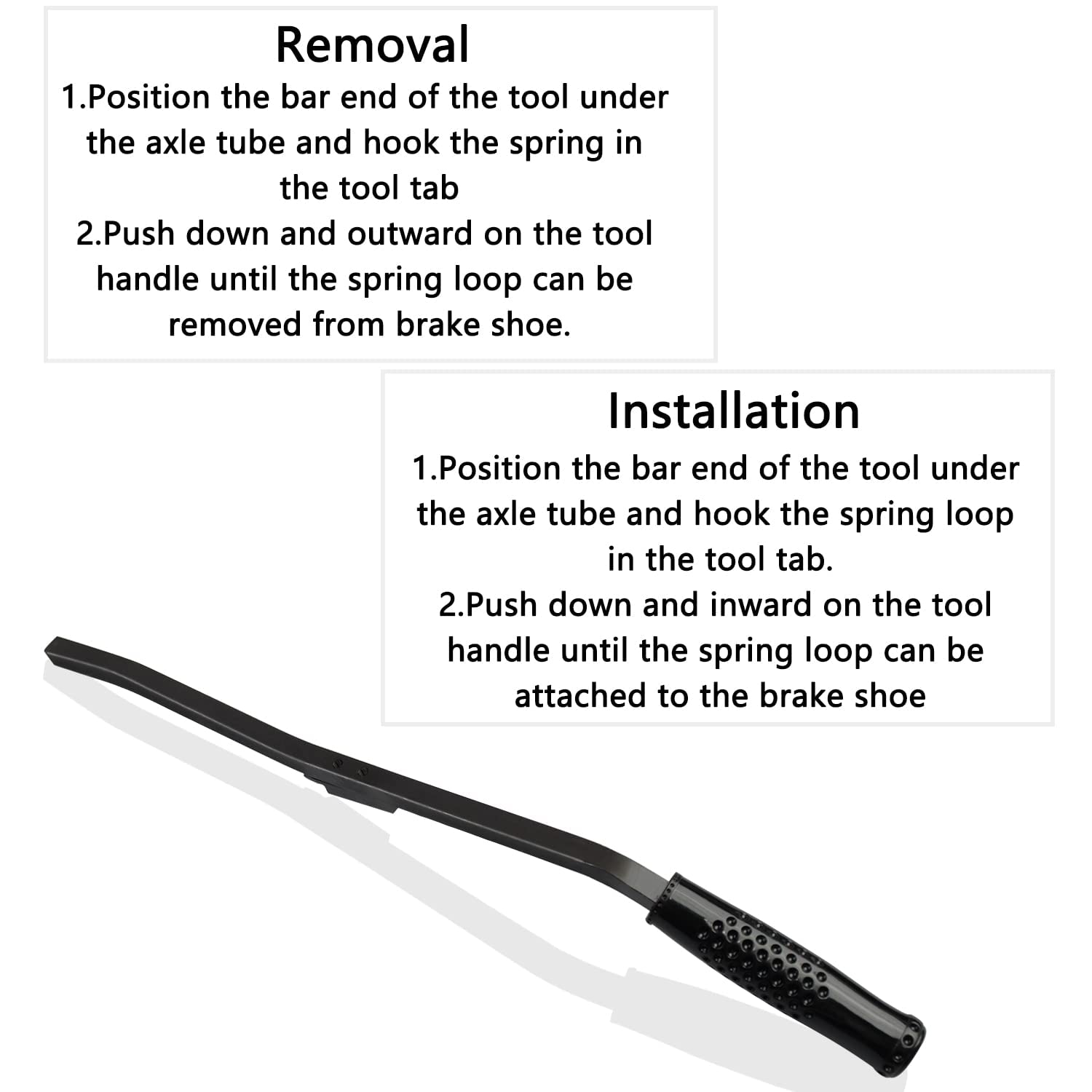 5081 S-Cam Air Brake Spring Tool - Heavy Duty Brake Shoes Installer for Tractors & Trailers - Professional Truck Repair Tool for Semi Trucks & Commercial Vehicles